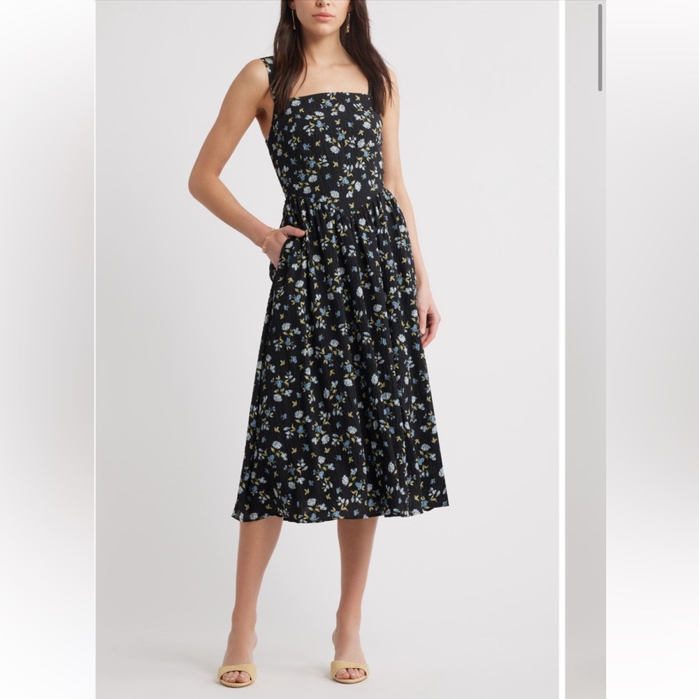 Chelsea 28 Floral Sleevless Fit & Flare Sundress